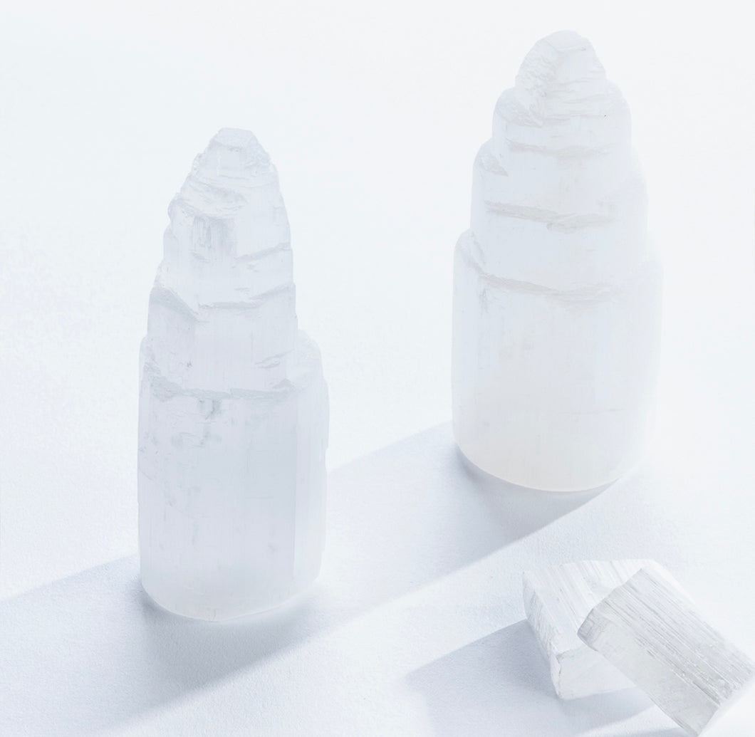 Selenite Towers - 4” to 5” tall